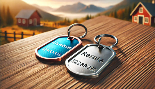 Aluminium ID Tag vs. Stainless Steel ID Tag: Whatβs the Difference? - Pet ID Tags