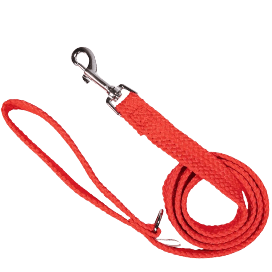 Durable Dog Lead Double Nylon - Red