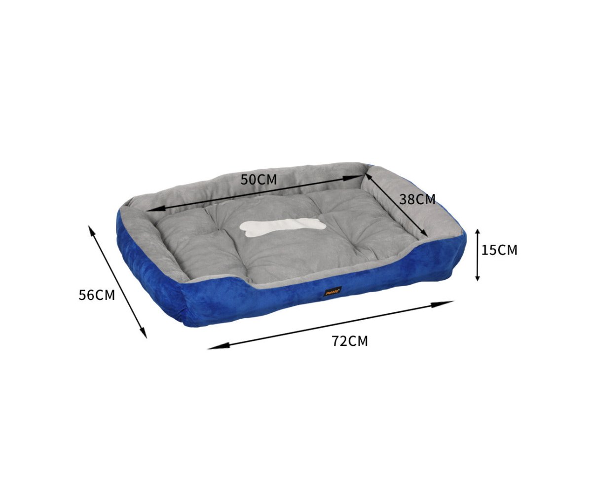 Pet Bed Dog Beds Bedding Mattress Mat Cushion Soft Pad Pads Mats M Navy