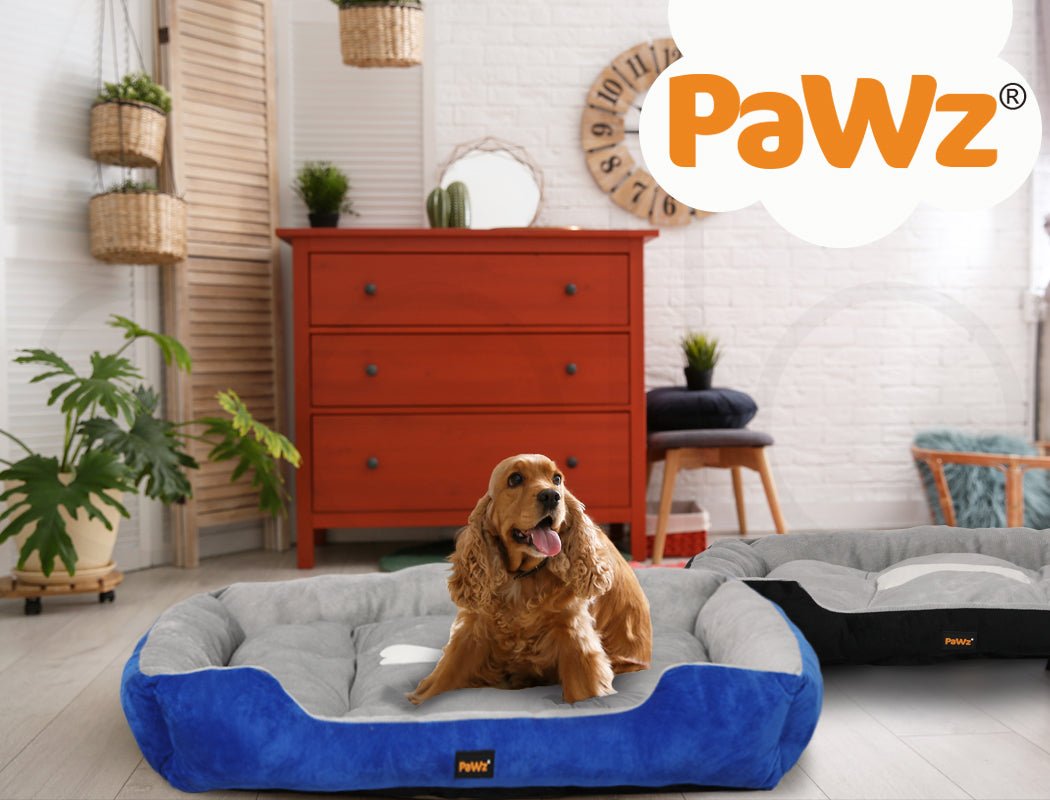 Pet Bed Dog Beds Bedding Mattress Mat Cushion Soft Pad Pads Mats M Navy