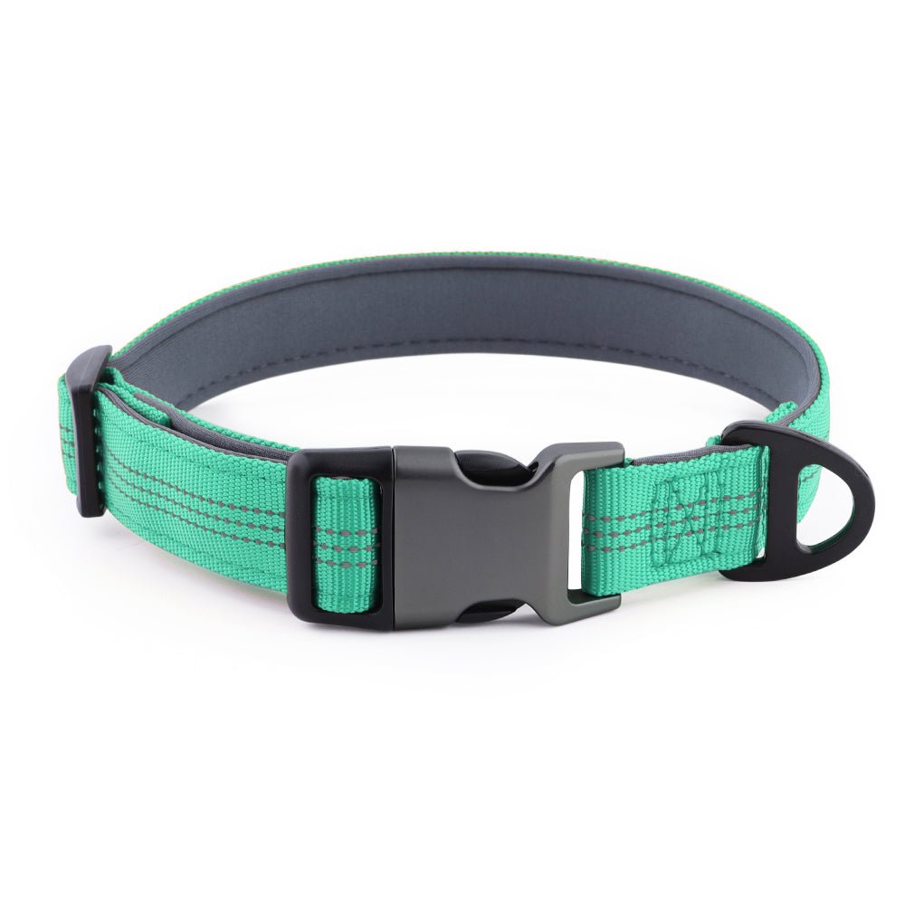 Personalised Reflective Dog Collar with Name & Phone Number - Pet ID Tags