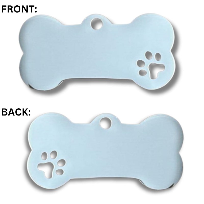 Pawzee Bone Stainless Steel Dog Tags