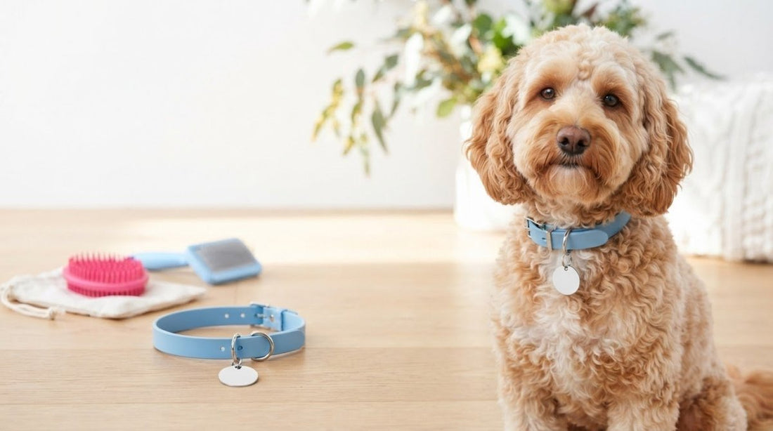 Labradoodle Non-Matting Collar and Tag Combo: A Practical Buying Guide