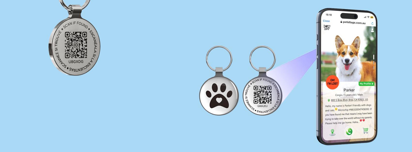 Smart Pet Tags Pet ID Tags