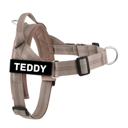 Personalised Dog Harness - TAN
