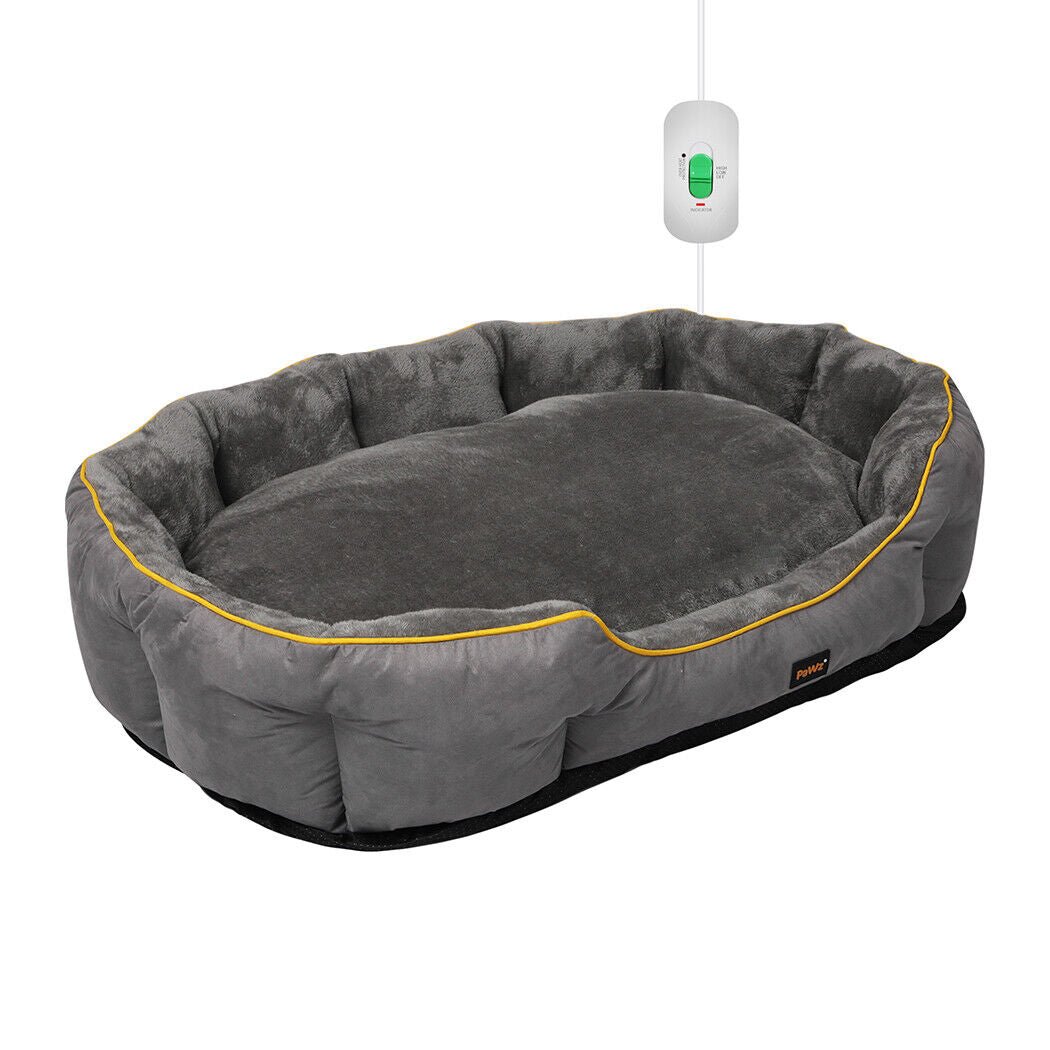 Pawz Electric Pet Heater Bed Heated Mat Cat Dog Heat Blanket Removable Cover