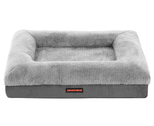 70X50Cm Winston Orthopedic Foam Walled Pet Bed - Grey