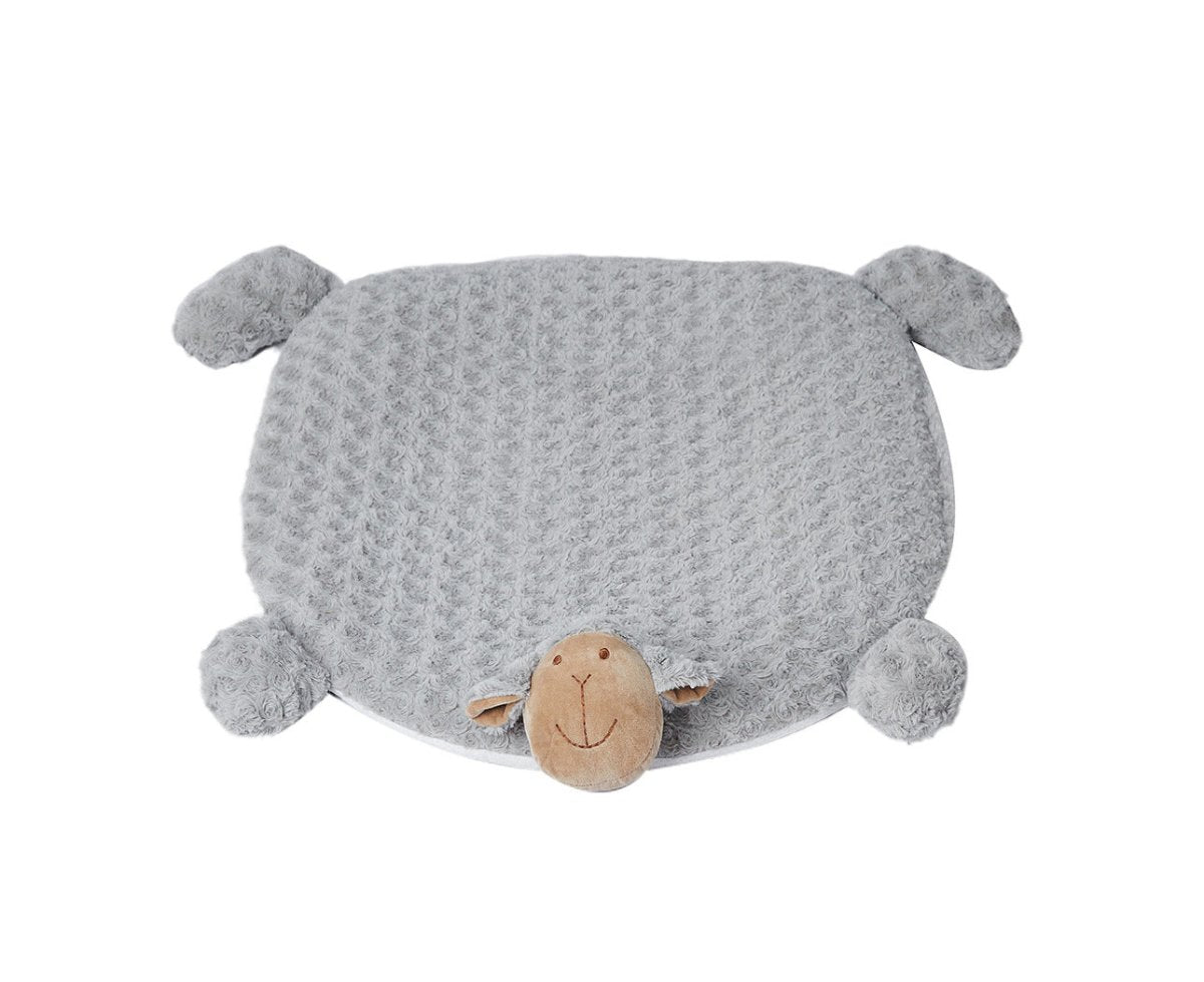 Pet Bed Cat Calming Beds Dog Squeaky Toys Cushion Puppy Kennel Mat Grey M