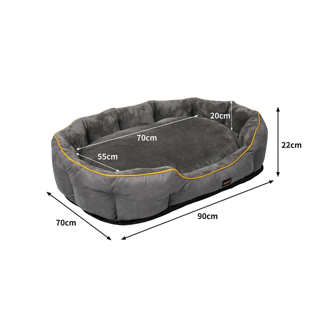 Pawz Electric Pet Heater Bed Heated Mat Cat Dog Heat Blanket Removable Cover