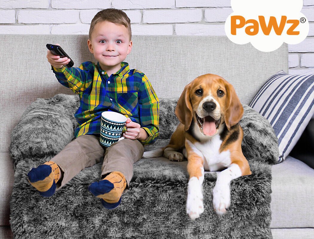 Pawz Kids Pet Protector Sofa Cover Dog Cat Calming Bed Couch Cushion Slipcover L