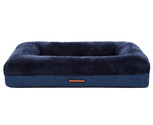 70Cm X 50Cm Winston Orthopaedic Foam Walled Pet/Dog Bed Medium Navy