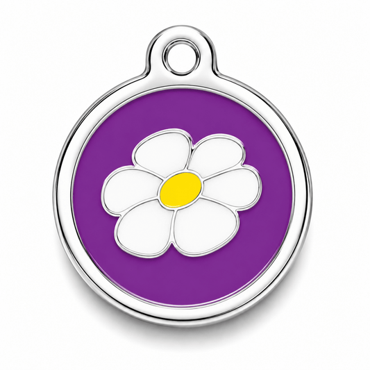 Flower Pet Tag - Pet ID Tags