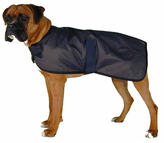 Oilskin Dog Coat - Pet ID Tags