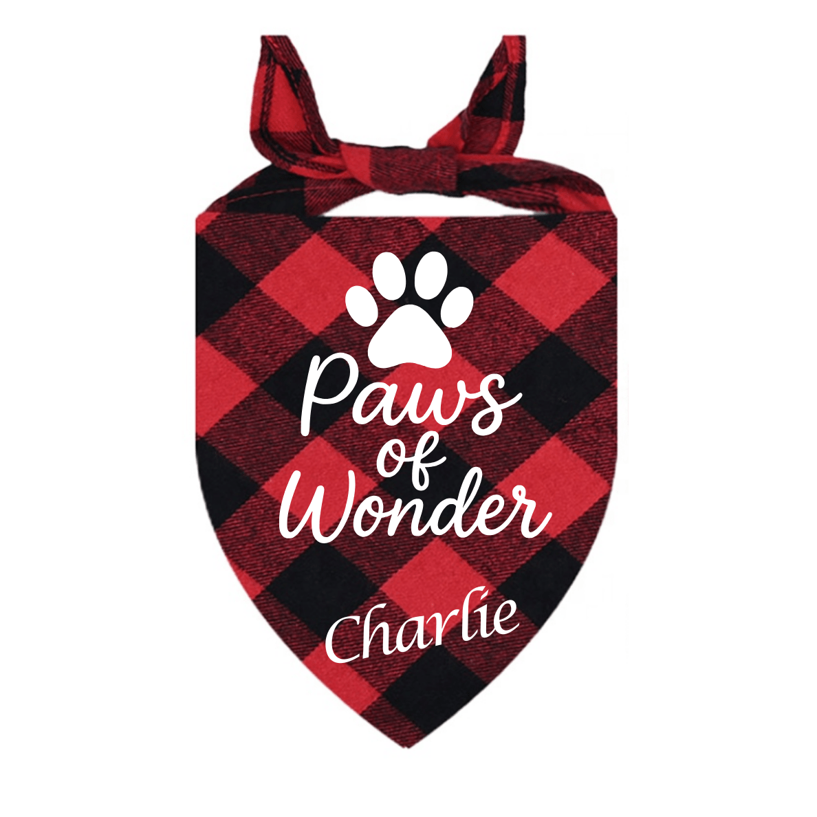 Personalised Christmas Dog Bandana - Pet ID Tags