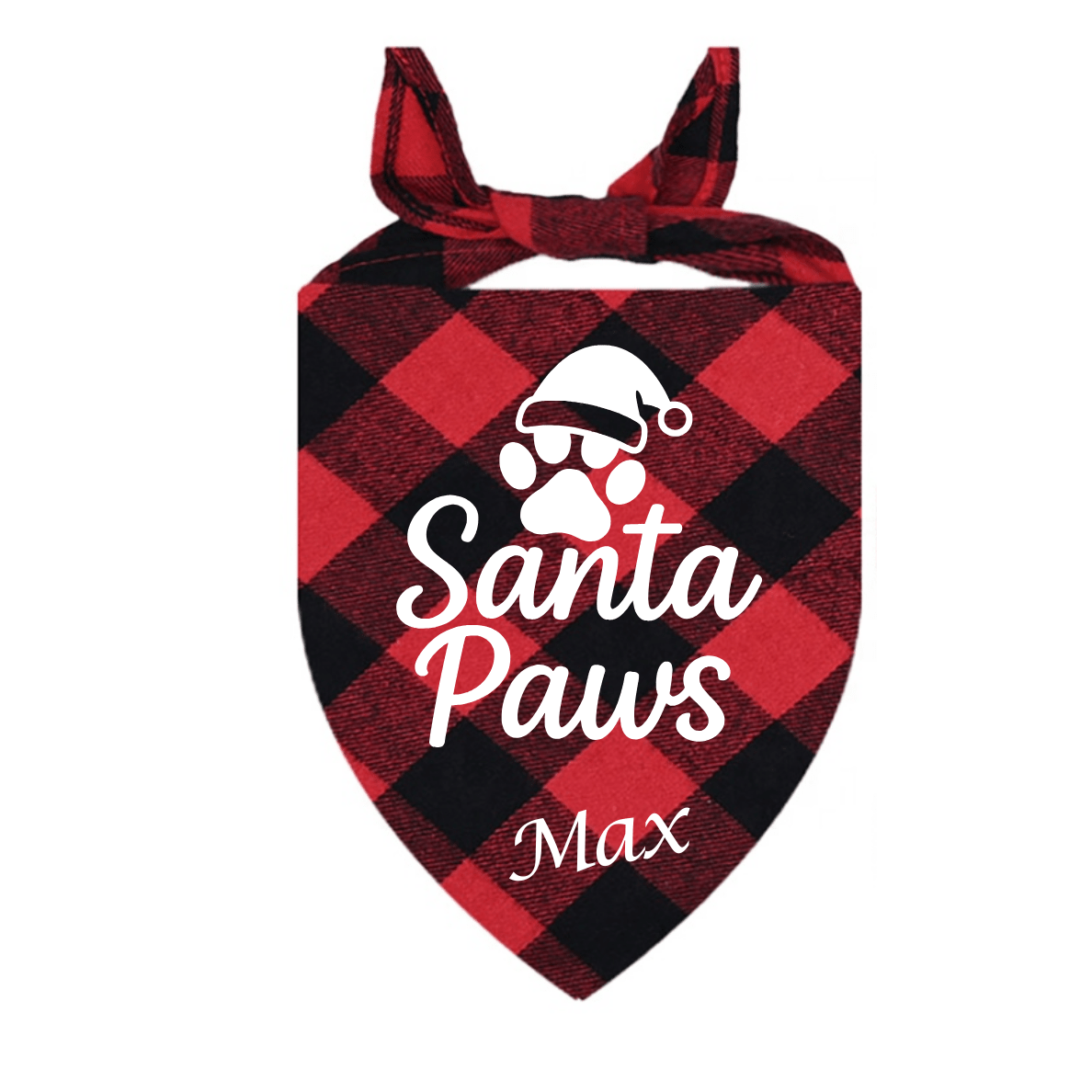 Personalised Christmas Dog Bandana - Pet ID Tags