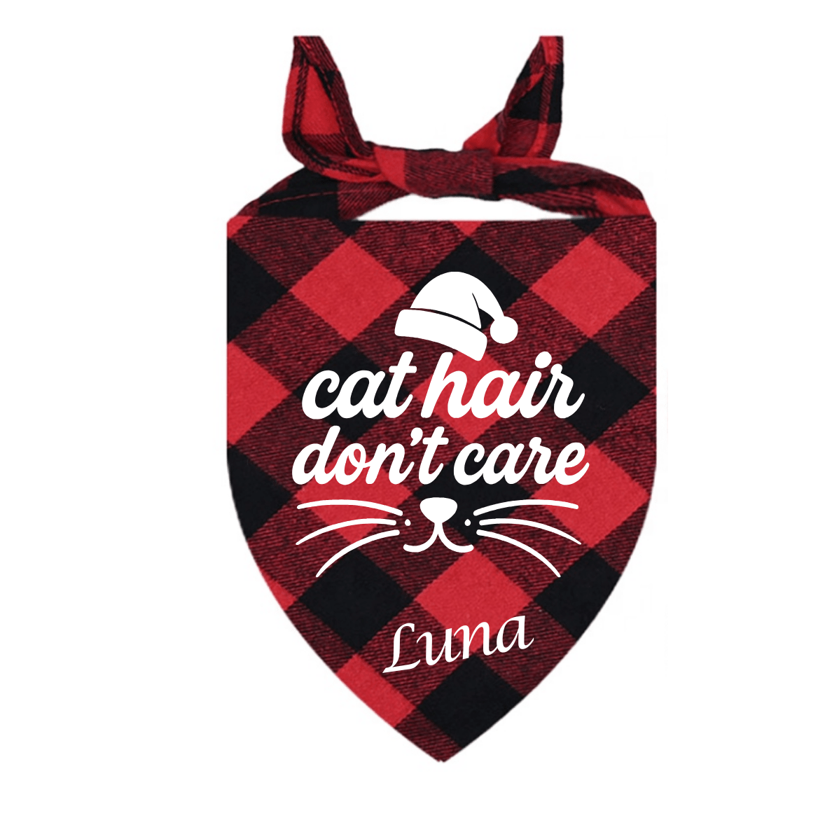 Personalised Christmas Dog Bandana - Pet ID Tags