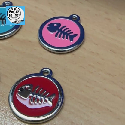 Fish Designer Pet Tag