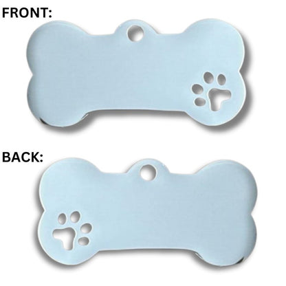 Pawzee Bone Stainless Steel Dog Tags