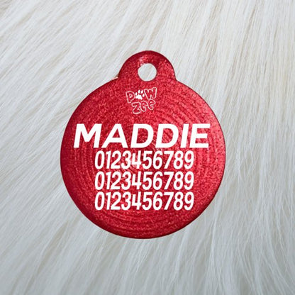 2 FOR $24 - PAWZO PET ID TAGS Engraved - Pet ID Tags