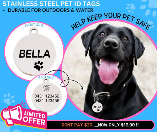 Premium Stainless Steel Pet Tags