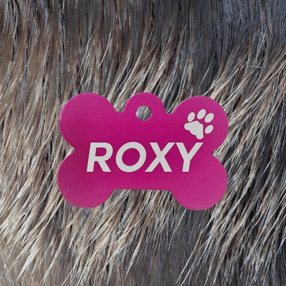 Pink Bone Pawzee Pet Tags pawzee Pet ID Tags 