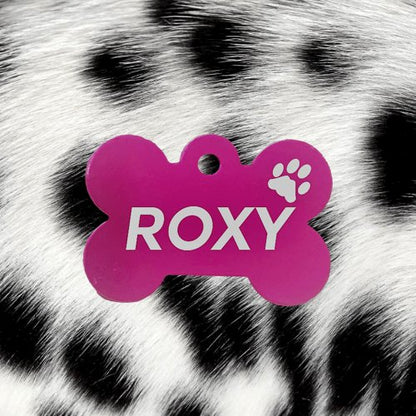 Pink Bone Pawzee Pet Tags pawzee Pet ID Tags 
